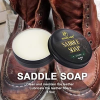new upgrade saddle soap leather cleaning soap for leather shoe sofa clothing bags cleaning caring leather care cleaner