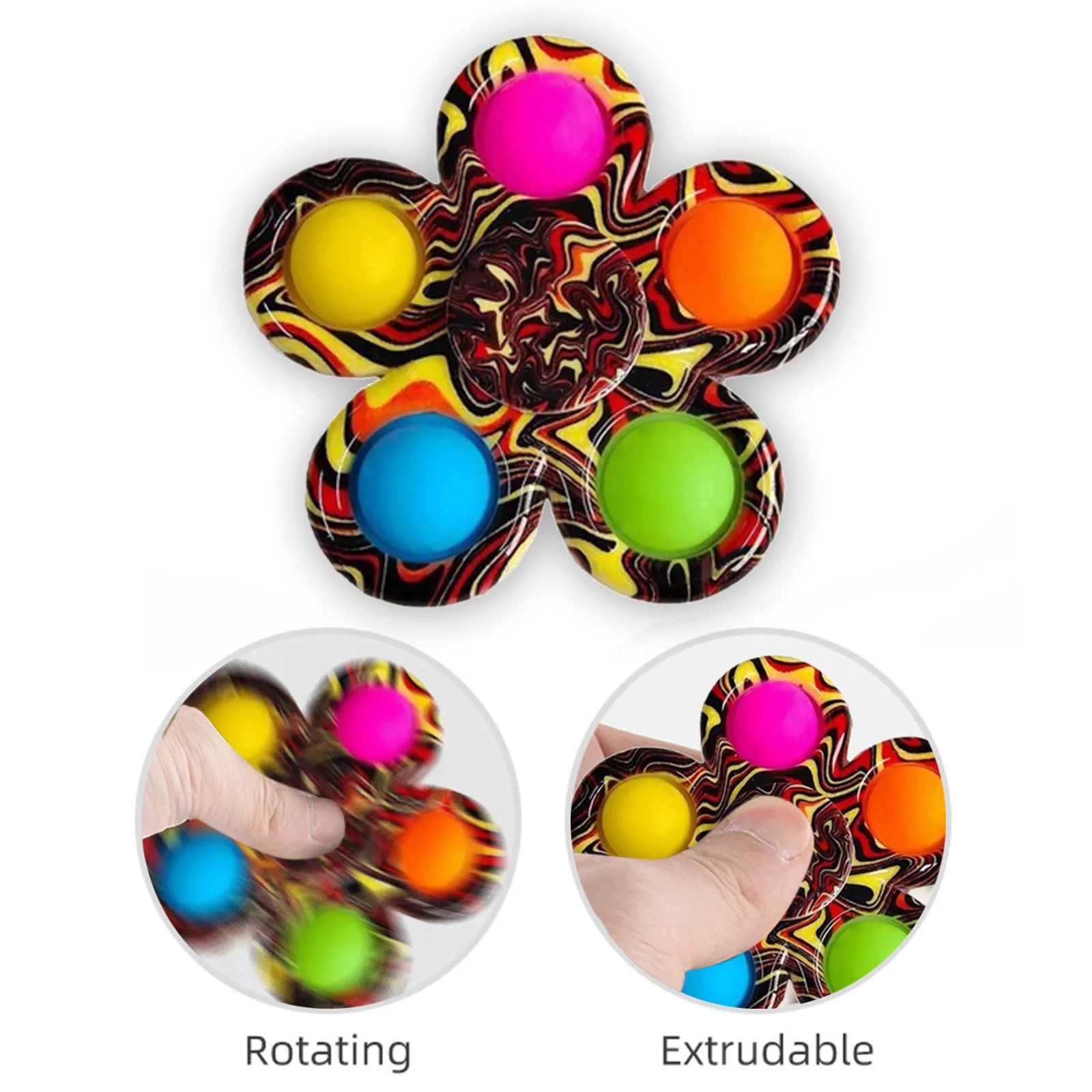 

Children Adult Simple Dimple Fidget Toy In Stock Creative Toy Mini Dimple Toy Pressure Reliever Board Controller Educational Toy