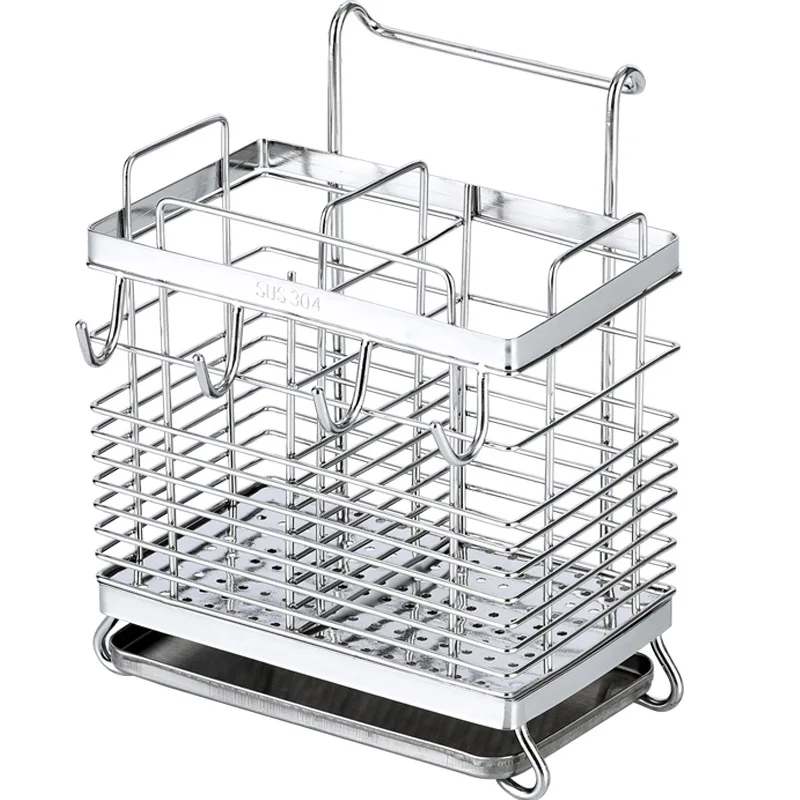 304 нержавеющая сталь настенные столовые приборы сушильный шкаф-органайзер для