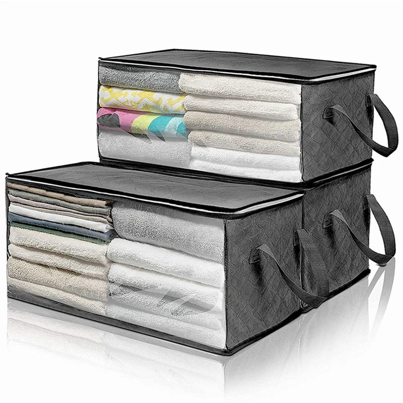 

Складной ящик для хранения из нетканого материала с молнией, пыленепроницаемый влагостойкий шкаф для сбора грязной одежды