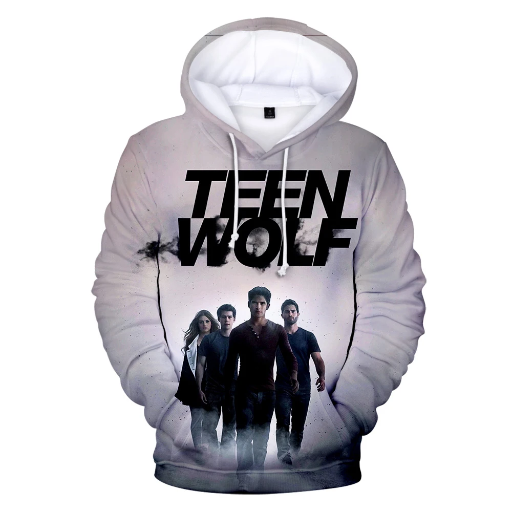

Hot sale 3D printing hoodie TV TEEN WOLF sweatshirt boy girl street casual spring and autumn pullover children long sleeve top