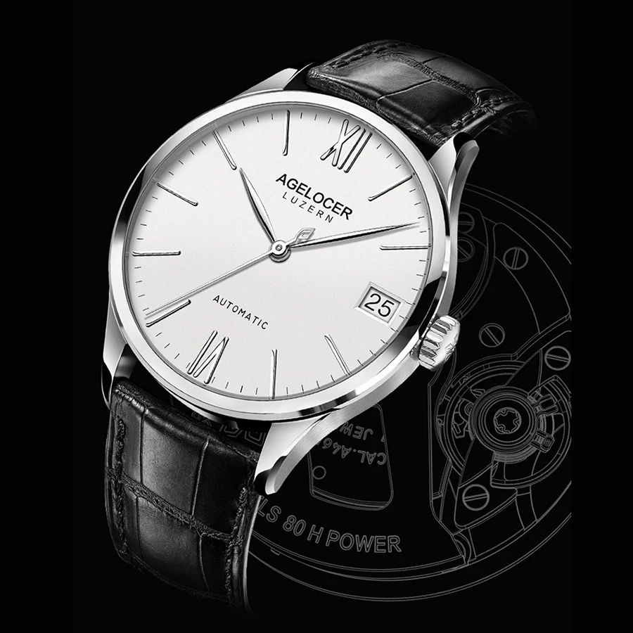 2019 дропшиппинг Agelocer Лидирующий бренд Мужские механические часы автоматические