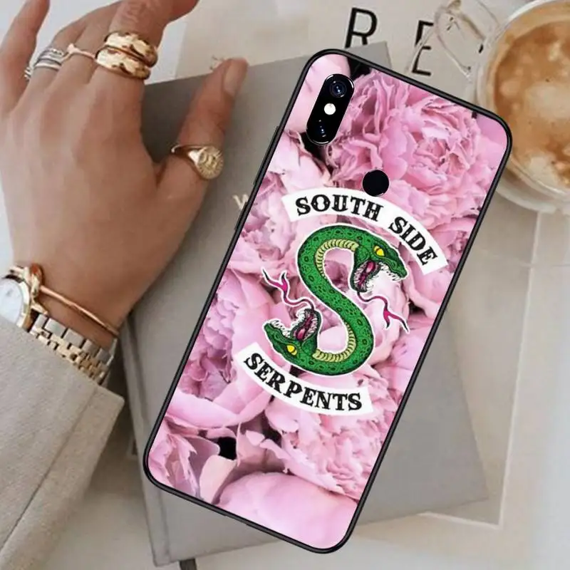 

Riverdale South Side Snake Logo Phone Case For Xiaomi Redmi 7 8 9t a3Pro 9se k20 mi8 max3 lite 9 note 9s 10 pro