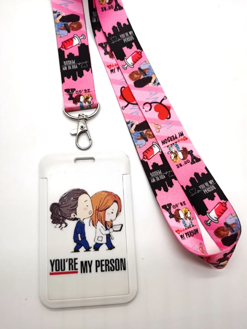 Retail 1 set Doctor nurse Key Chains Neck Strap Keys Camera ID Card Lanyard NL6 | Украшения и аксессуары