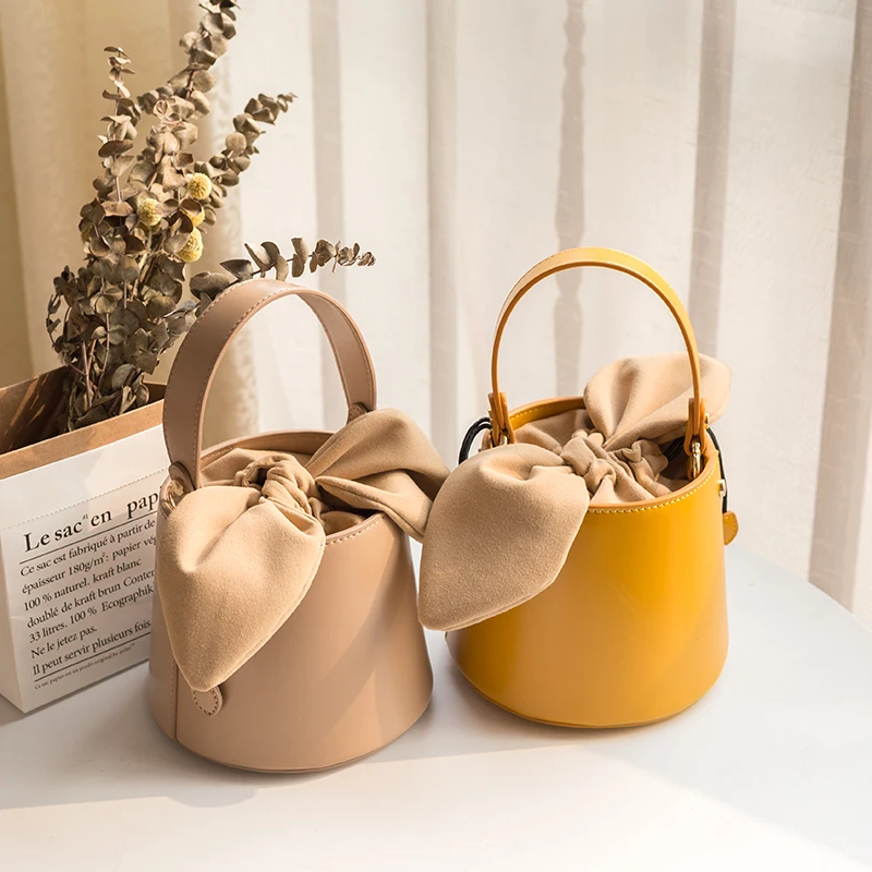 Новый дизайн сумки из натуральной кожи женская обувь с заячьими ушками