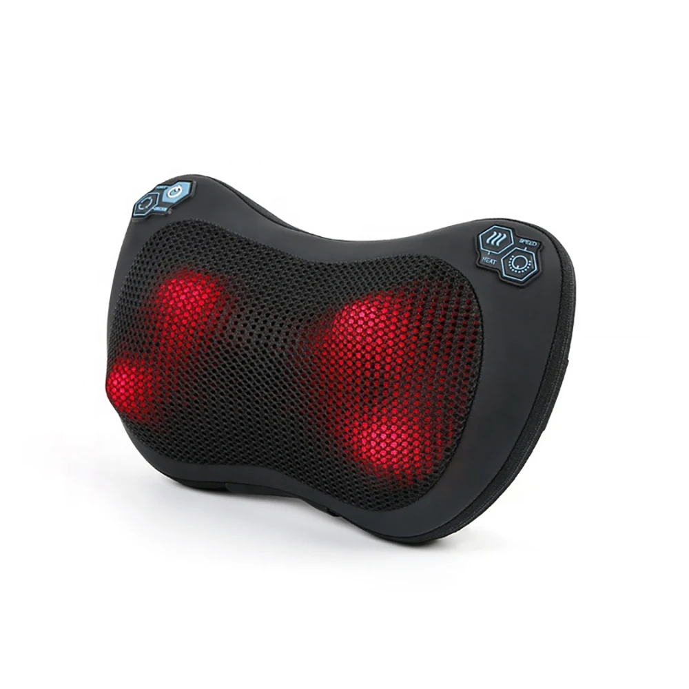 

Electric Cervical Massage Pillow Infrared Heating Neck Massager Home Car Multifunctional Shiatsu Massage Relaxation Body Machine