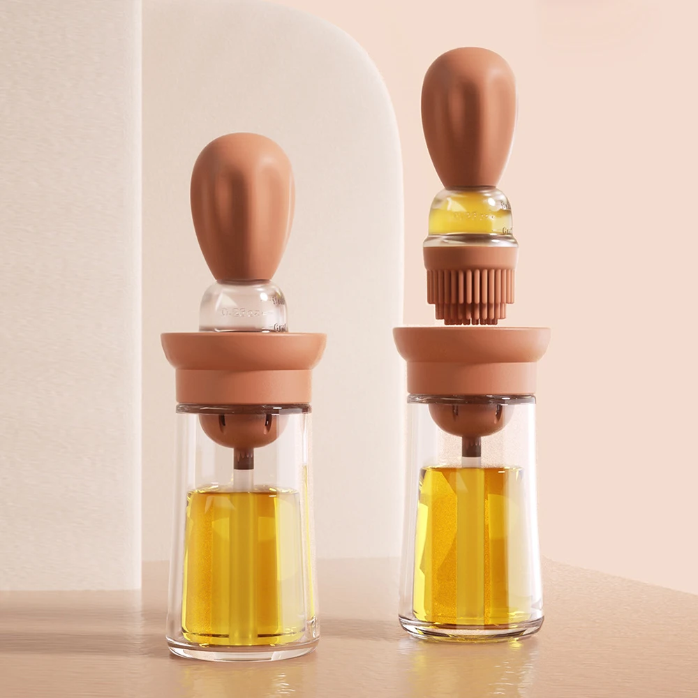 Силиконовая бутылка на присоске для масла силиконовая щетка емкость соуса