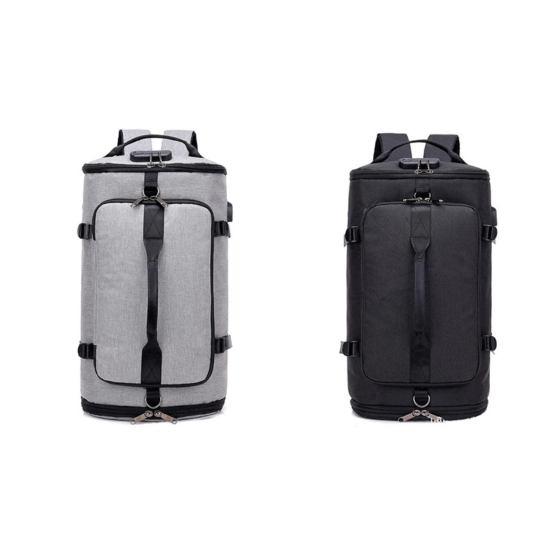 Рюкзак для путешествий с защитой от кражи USB большой емкости спортивная сумка