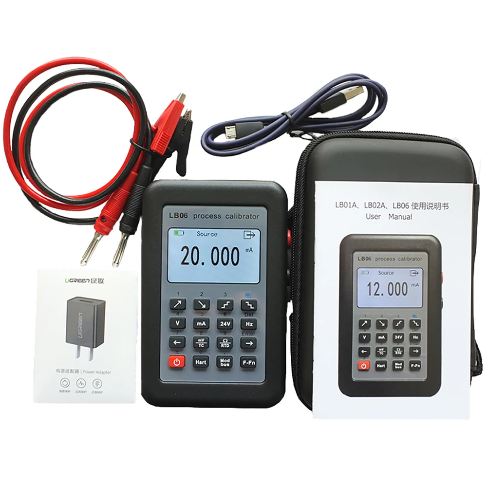 Бесплатная доставка HART Modbus 4 20mA генератор сигналов/0 10 V/mV/термопара/Ток Напряжение