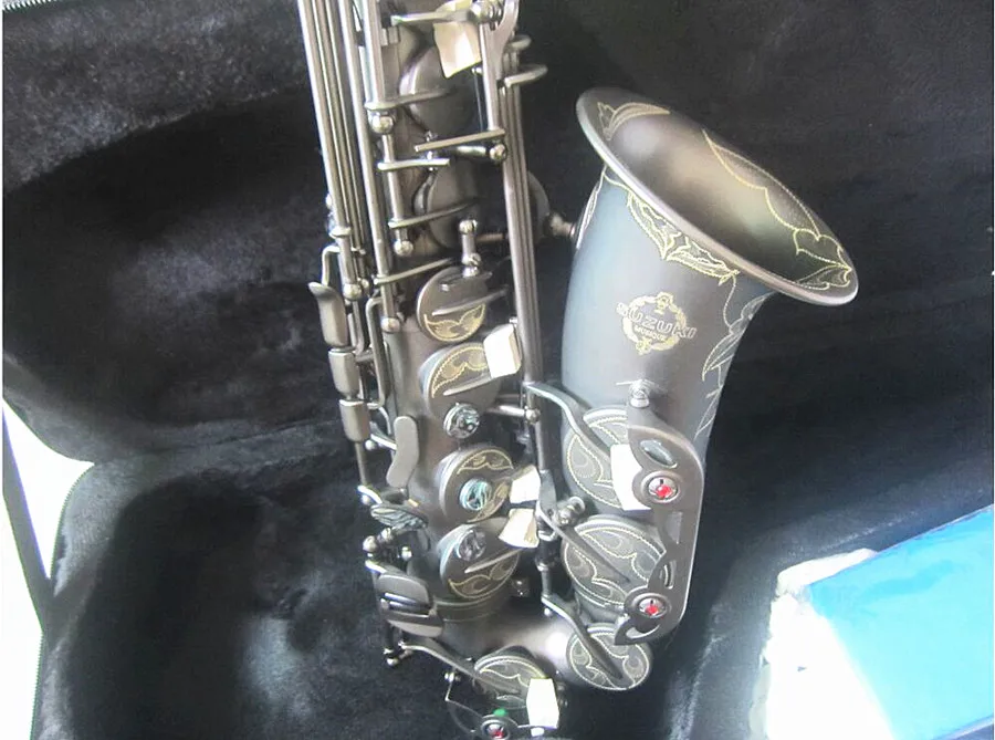 Саксофон тенор Suzuki высококачественный матовый черный альт саксофон