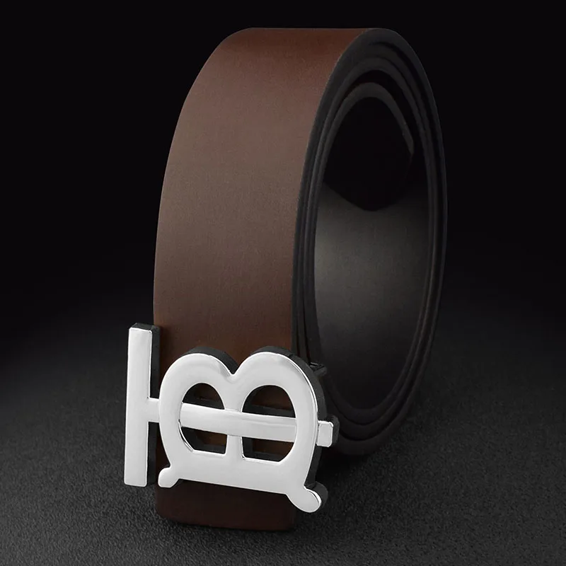 

High Quality designer belts T letter 3.7cm Slide buckle Girdle Wide luxury brand leather fashion Simplicity cintos masculinos
