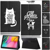 for samsung tab a 10 1 2019 dust proof folio back support tablet cover absorption for galaxy tab a sm t510 sm t515 case