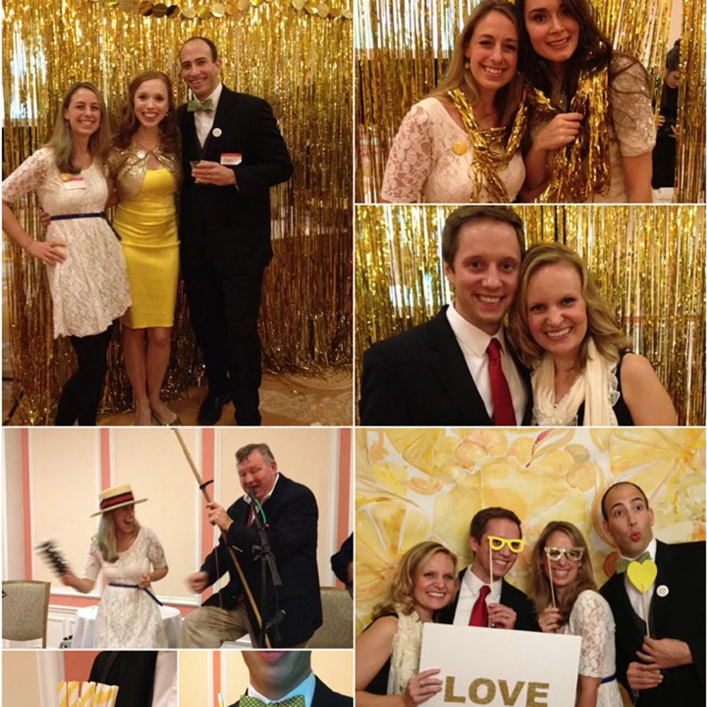 200x100 см Свадебный день рождения фон Декор дождь занавеска блестящая фольга