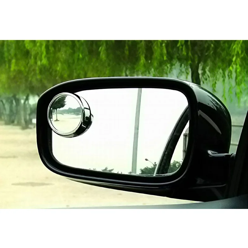 2 шт. автостайлинг 360 градусов широкоугольное круглое выпуклое зеркало для