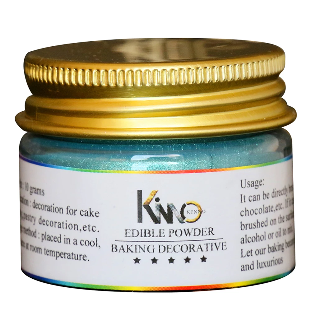 Съедобный пищевой порошок темно-зеленый пигмент для помадки краситель украшения