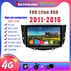 Автомагнитола 2DIN, 9 дюймов, Android 10, для Lifan X60 2011-2016, мультимедийный видеоплеер, навигация, GPS, 4 + 64 ГБ, 4G, Wi-Fi, RDS, Раздельный экран