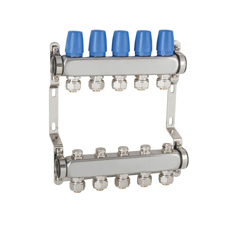 

stainless steel manual control manifold size 1 inch underfloor heating system