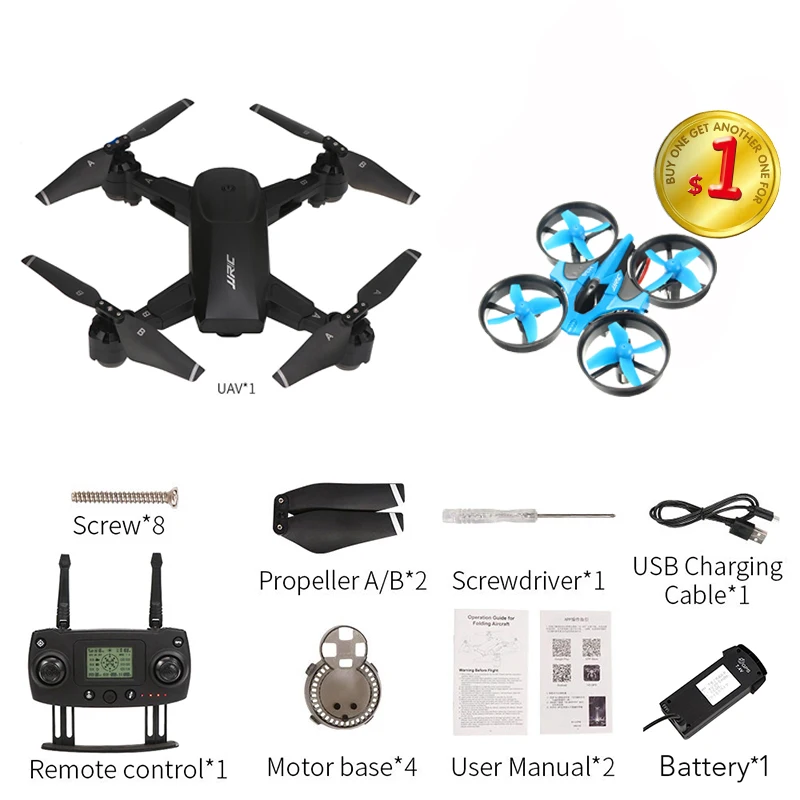 black 1B with H36 JJRC H78G 5G WiFi FPV 1080P широкоугольная HD камера gps двойной режим позиционирования складной Радиоуправляемый Дрон Квадрокоптер RTF Профессиональный Дрон - Цвет: black 1B with H36