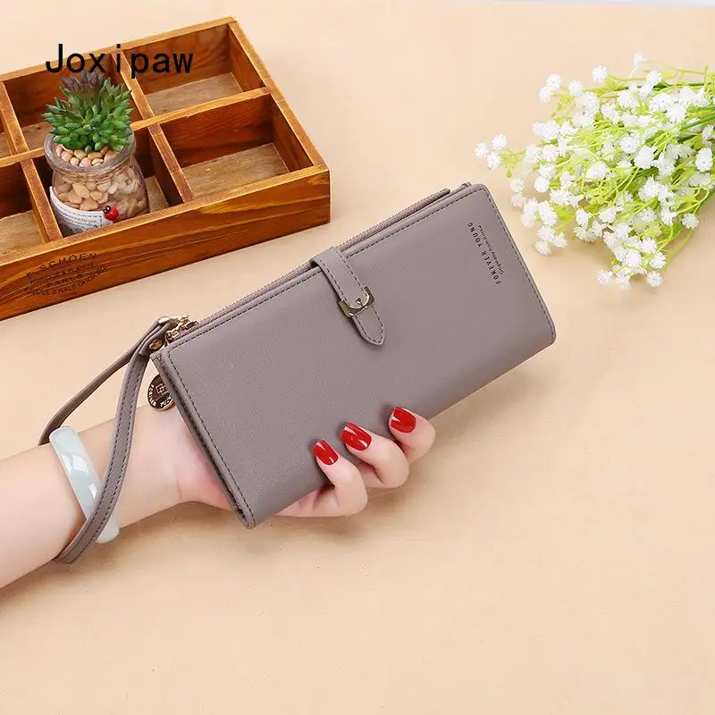 

Fashion Wallet and Purse Women Pu Leather Handbag Daily Zipper Caed Holder Pocket Casual Clutch Lady Purse Lady Clutch
