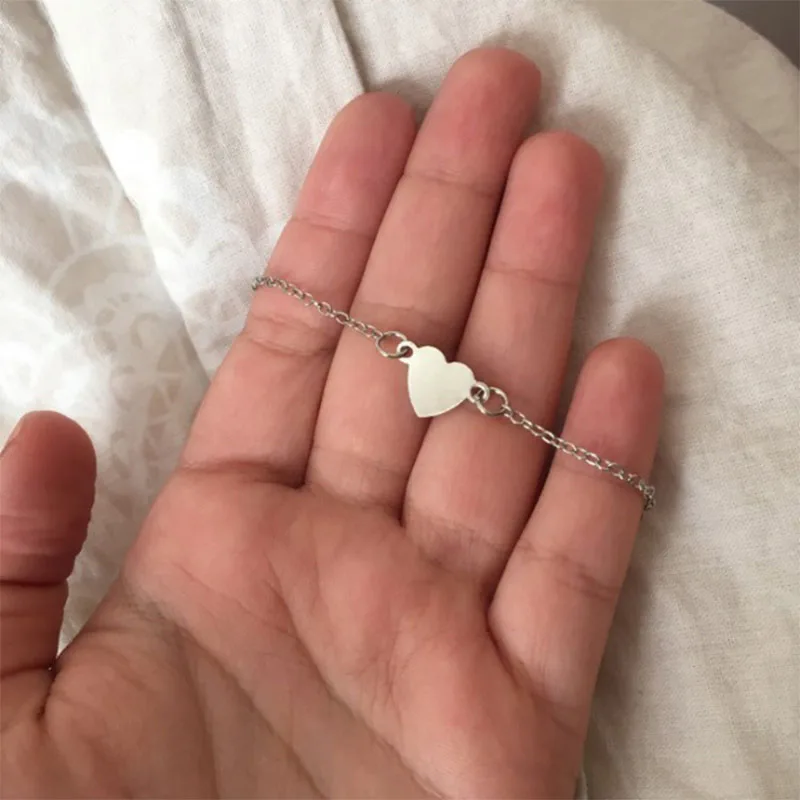 Delysia King European and American fashion simple sexy heart-shaped bracelet | Украшения и аксессуары