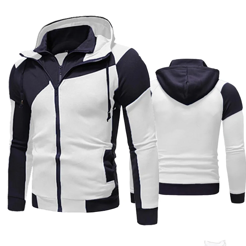 

2021 Spring Autumn Men's Hoodies Jackets Cardigan Hooded Coat Vintage Color Pullover Sweatshirts Dropshipping and Wholesale