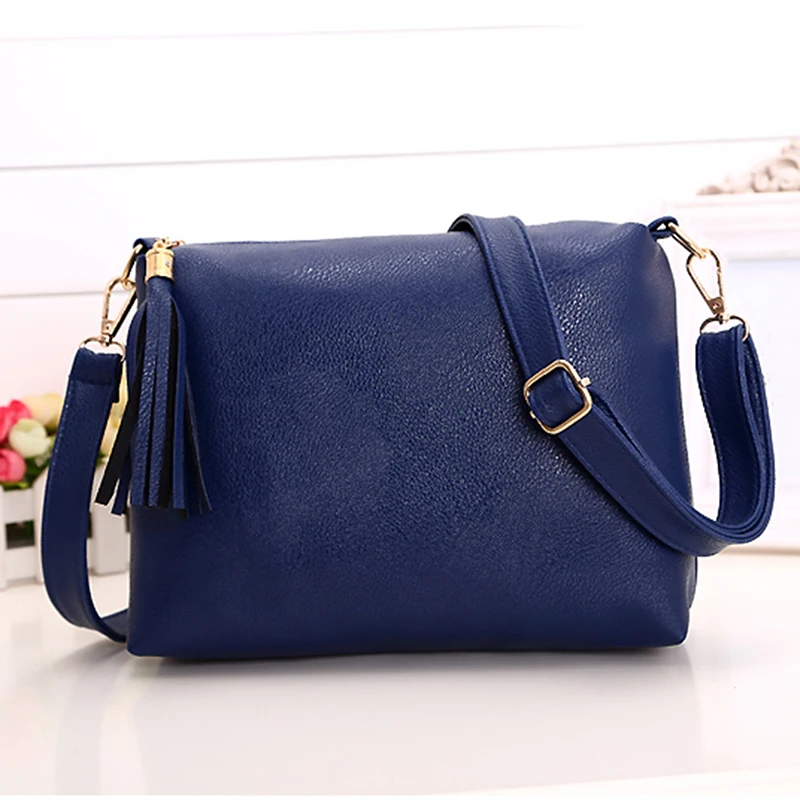 

Women Bags Leather Crossbody Bag Female Shoulder Bag Tassel Luxury Designer Women Large Capacity Tote Bags Solid Color