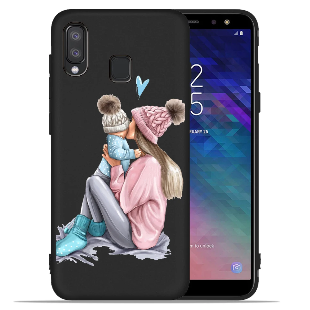 Модный чехол для Samsung Galaxy A50 с надписью Super mom Dad BABY girl A90 A10 A20 A10E A20E A30 A40 A60 A70 M10 M20 M30