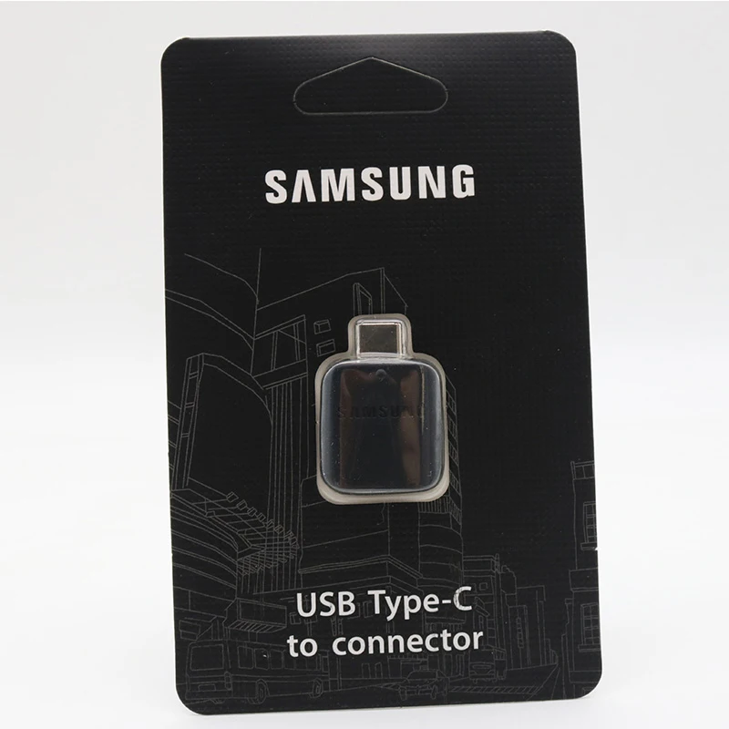 Оригинальный адаптер данных samsung USB 3 1 TYPE C OTG для Galaxy S8 S9 Plus Note 8 9 A8 2018 поддержка