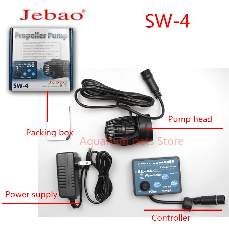 Насос для морских аквариумов Jebao/Jecod 110-240 В RW4 RW8 RW15 RW20 RW-4 RW-8 RW-15 SW2 SW4 SW8 SW15 | Дом и сад