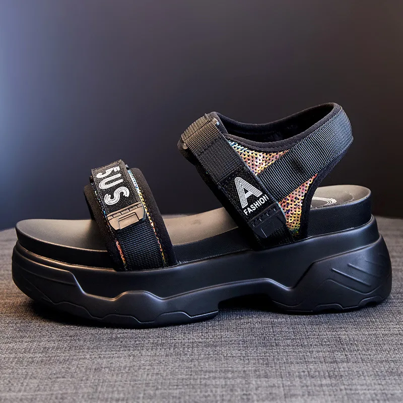 

Summer Sandals Women 2021 Designer Shoes Woman Heel Wedges Shoes for Women Heels Platform Sandals Female Beach Sandles Ladies 35