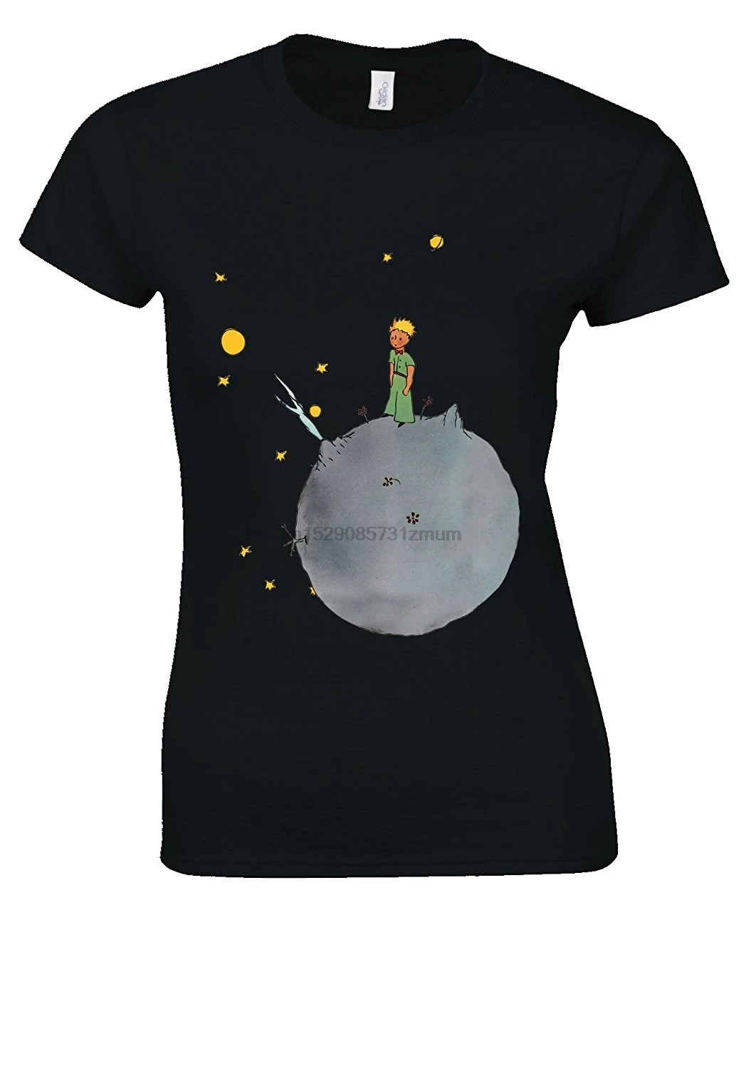 Маленький принц Антуан де Сен Новинка белая женская футболка Топ Мода Harajuku