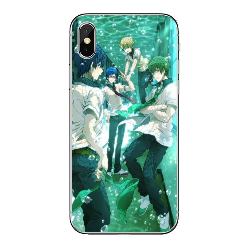 Чехол для телефона с Iwatobi swim club rei ryugazaki nagisa iPhone 12 11 Pro Max Мини XS XR X 8 7 Plus 6 6S 5 5S SE - Фото №1