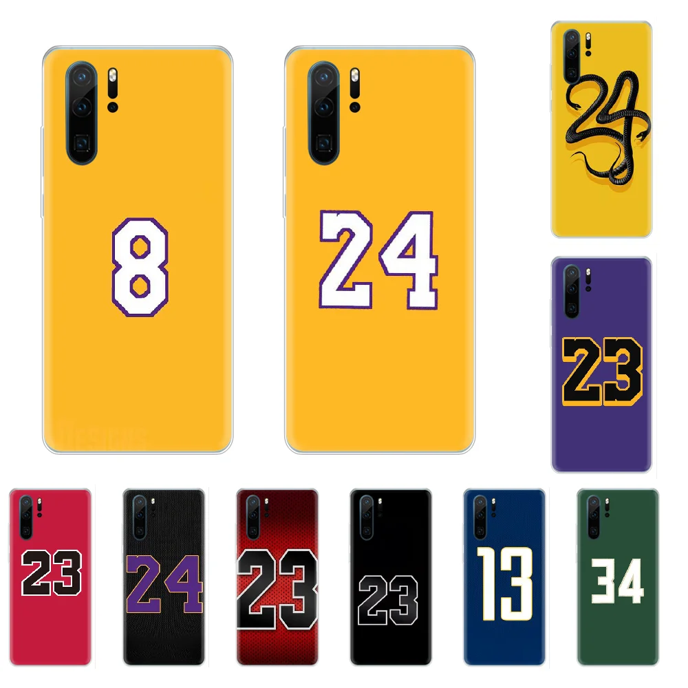 Баскетбольный номер Jordan Kobe DIY Роскошный чехол для телефона Huawei P8 P9 P10 P20 P30 Pro Lite smart Z