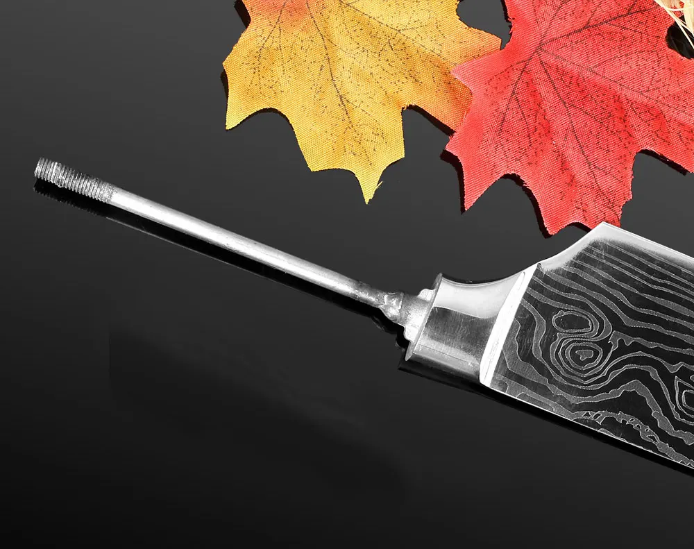 XITUO Горячая 8 &quotдюймовый DIY нож пустой 7CR17MOV из нержавеющей стали с фиксированным