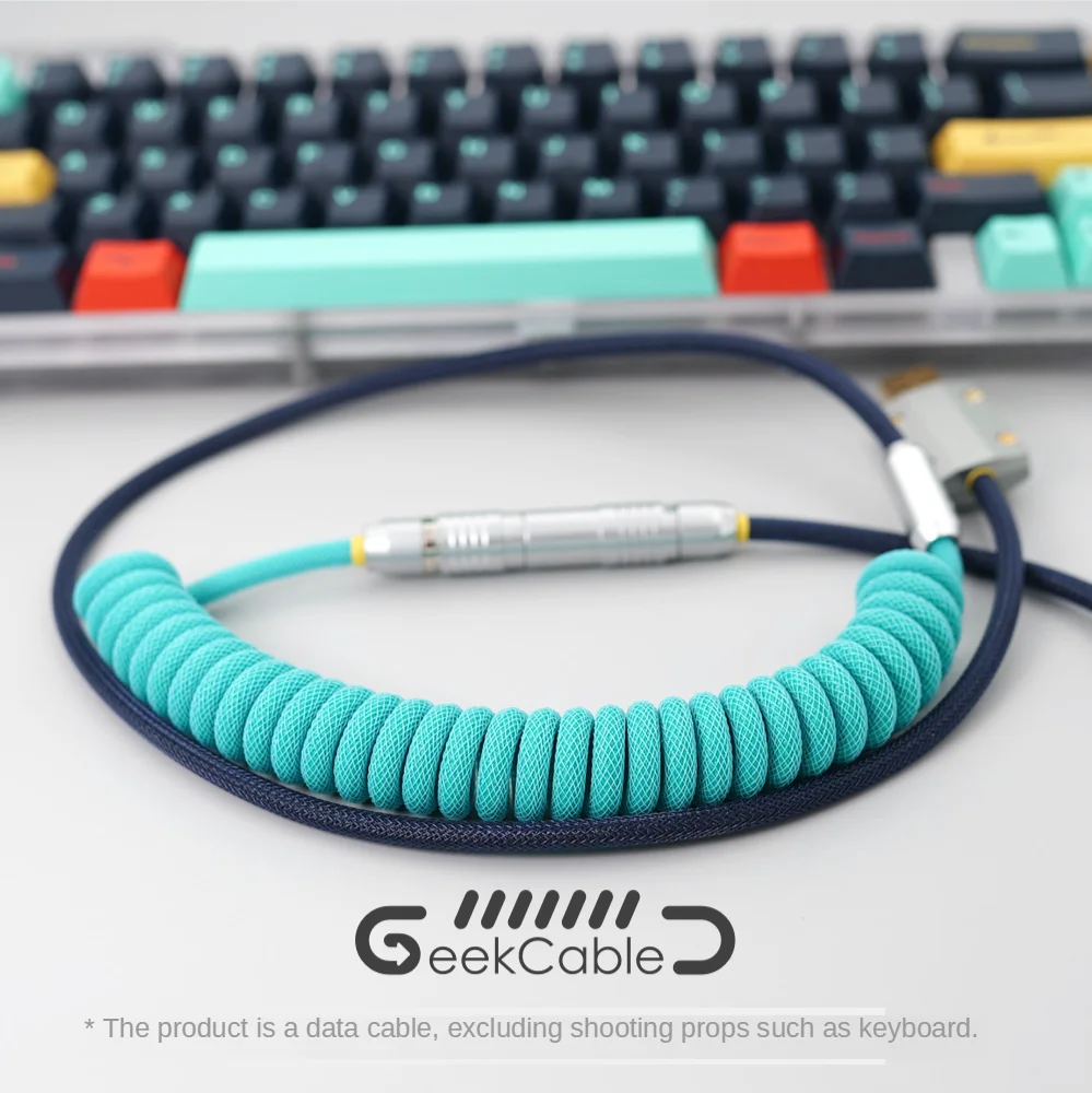 GeekCable  Customized Mechanical Keyboard Data Cable GMK Theme Keycap Cable Keyboard Cable Type-C Micro Mini-USBinterface