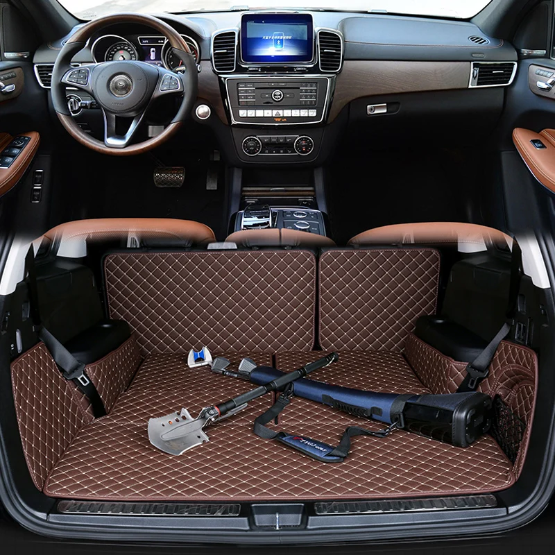 Специальный коврик для багажника на заказ Mercedes Benz GL X166 7 мест 2013