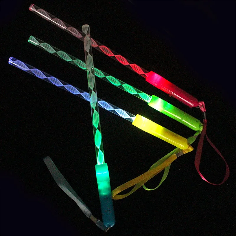 Светодиодный Волшебная палочка меняющий цвет вспышка фонарь вечерние