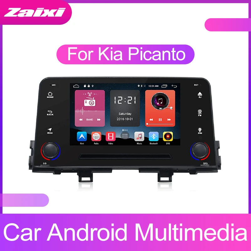 

ZaiXi Touch screen Android car Audio For Kia Picanto 2004-2011 support GPS navi Ipod BT radio mic Media Navigation system