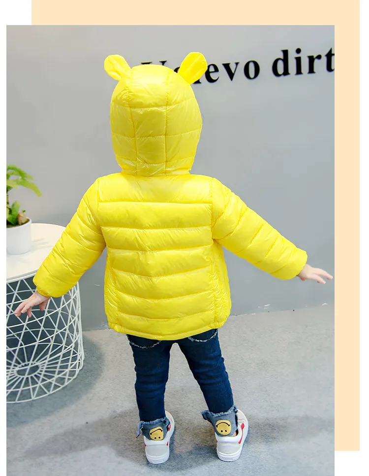 

2020 Autumn Winter Children Boys Girls Outerwear Coat For Boys Hooded Jacket For Girls Clothes Cotton-padded Kids Warm Jacket