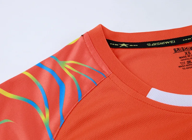 Летние Детские рубашки для бадминтона быстросохнущая дышащая футболка из