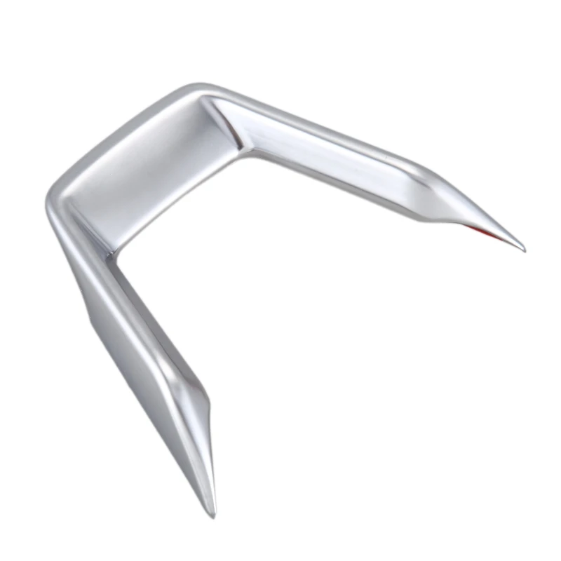 ABS Серебряный переключатель рулевого колеса планки Крышка для Subaru Forester Crosstrek XV 2018