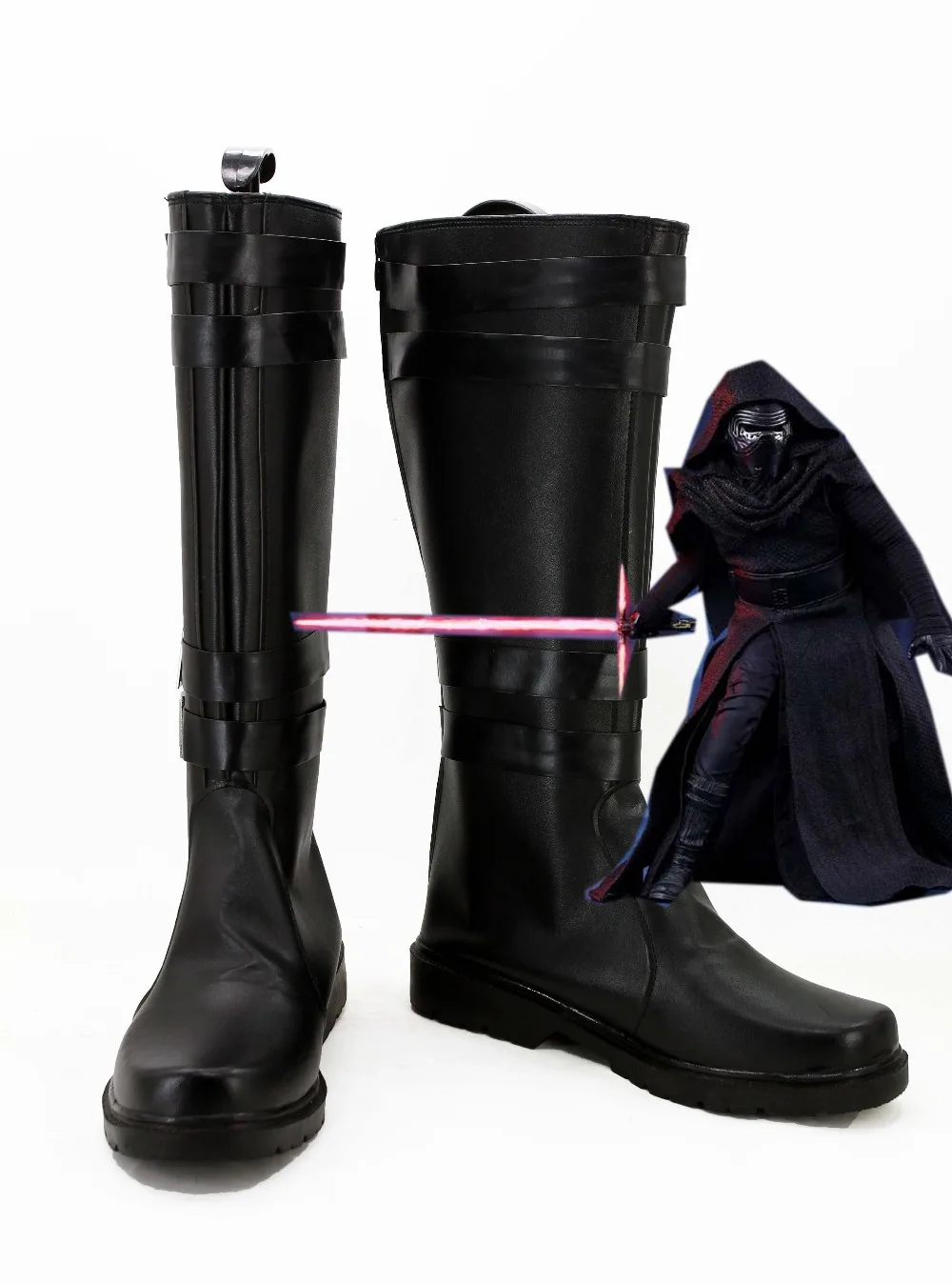 

Star Wars 7 cosplay shoes The Force Awakens Kylo Ren Boots Moive Jedi Men Euro Size Halloween costumes