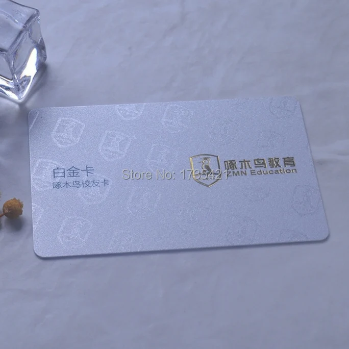 0.76mm Thickness PVC business card printing by kardart