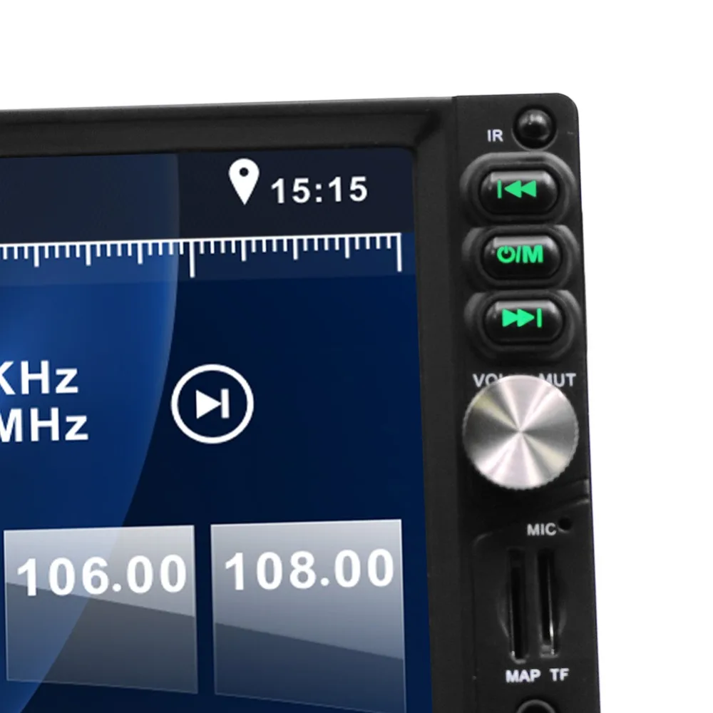 

7 Inch 8012G 4*60W Large Screen GPS Navigation Car Mp5 Vehicle Audio Video Player Support Brake Prompt Bluetooth With Remote