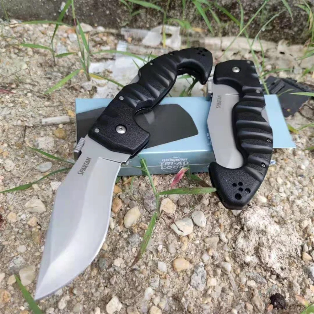 

Spartan Folding Cold Steel Knife High Hardness Sharp Blade ABS Handle Tactical Hunting Outdoor Camping Survival EDC Tool Knife