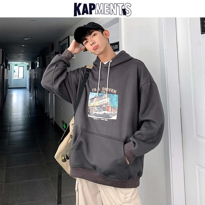 

Капюшон с принтом для мужчин и женщин, в японском стиле