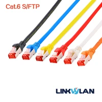 12pcspack rj45 cat 6 sftp network patch cord ethernet cat6 snagless patch cable shielded lszh 0 250 51235m