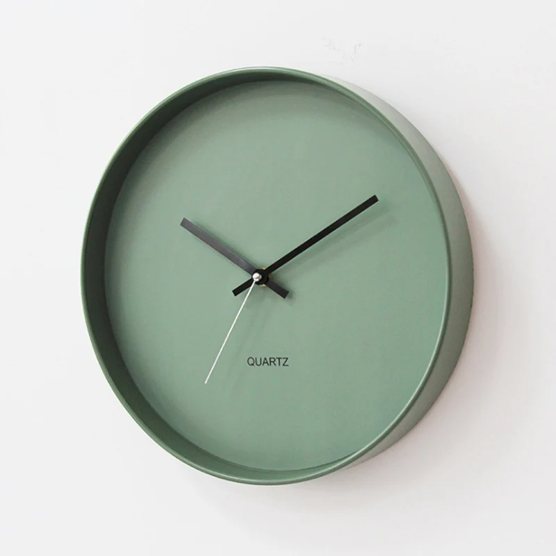 Креативные простые настенные часы в скандинавском стиле уникальные бесшумные