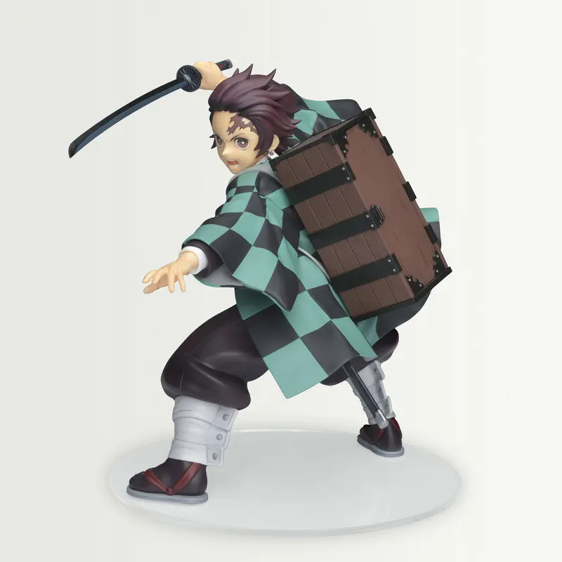 

15CM PVC Kamado Tanjirou Action Figure Kimetsu No Yaiba Figure Agatsuma Zenitsu Nezuko Battle Scene Model Toys