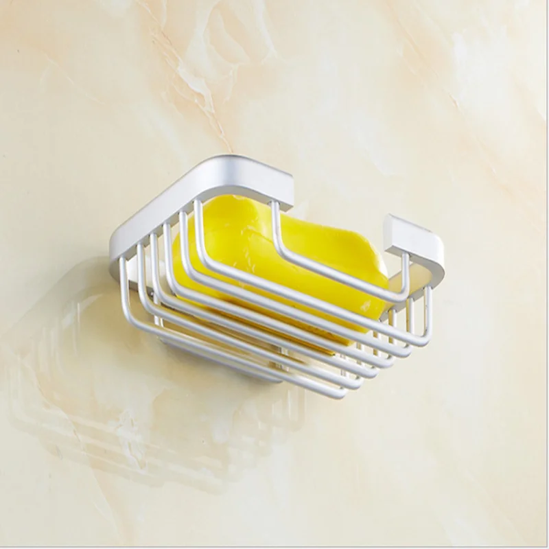 Воздухопроницаемая алюминиевая сетка для мыла дренаж контейнер Коробка ванной